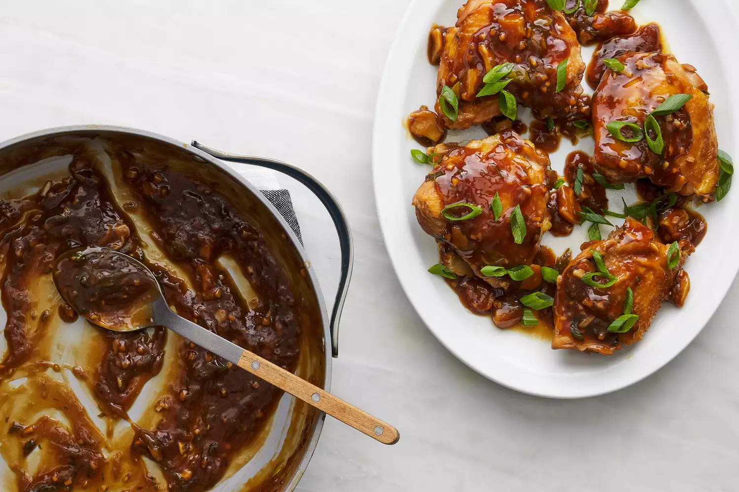 frango shoyu servido