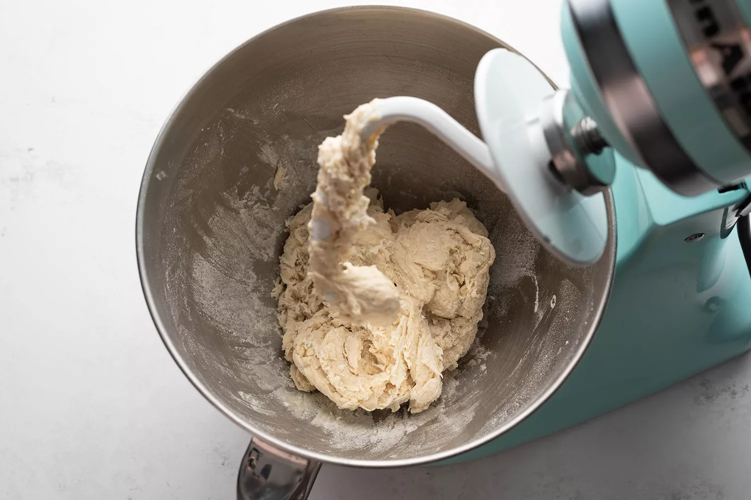 Massa em um misturador