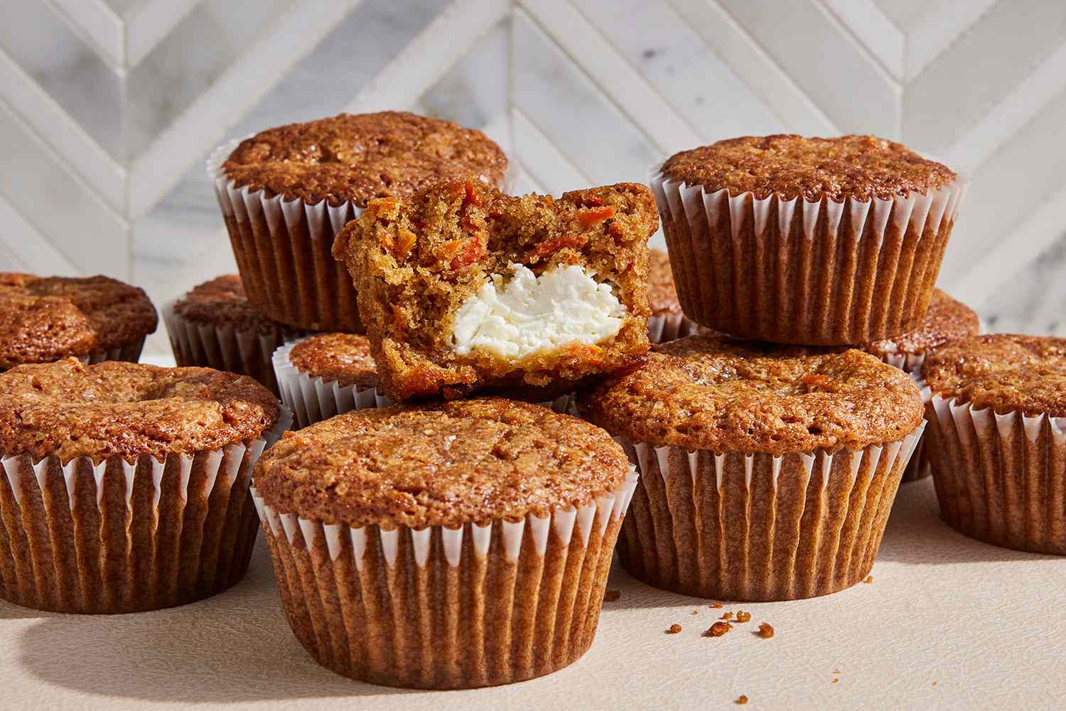 Muffins de Bolo de Cenoura