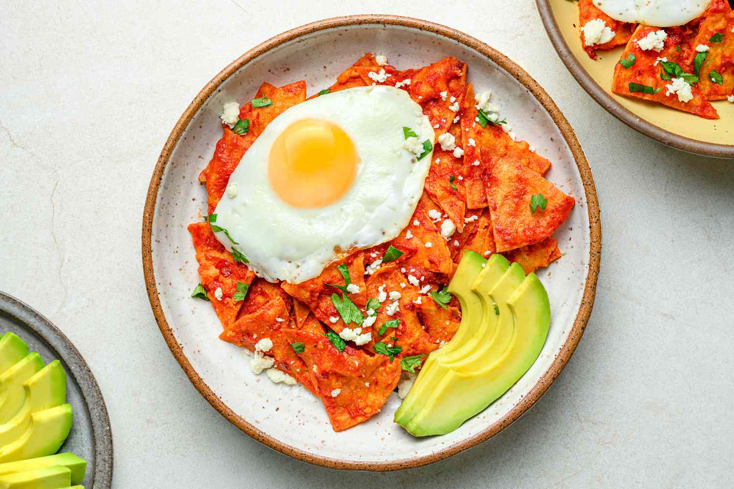 Chilaquiles Rojas com Ovos Fritos